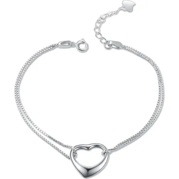 Náramek Stříbrný náramek SRDCE Ag 925; ≤3 g.