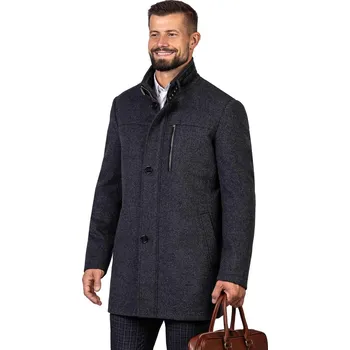 Pánský zimní kabát FERATT RAY tmavě šedý 48