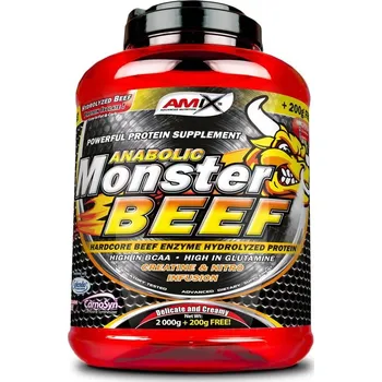 Sportovní výživa Anabolic Monster Beef - Amix Příchuť: čokoláda, Balení: 1000 g