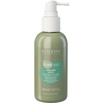 Stylingový přípravek Curego Volume Sprej 150 ml – pro jemné, zplihlé a ochablé vlasy Objemový sprej pro jemné a zplihlé vlasy – okamžitý objem a nadýchaný efekt