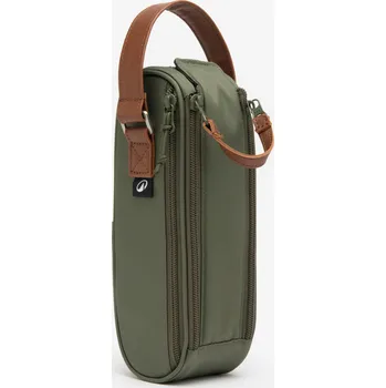 Sportovní střelba KOODZA Poloměkké pouzdro na 3 koule na pétanque khaki ZELENÁ