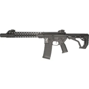 Airsoftová zbraň M4 AR15 SilentOps DMR, kov, Alpha, Eagle, černá, Delta Armory, A10-EGL