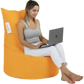 Křeslo Sedací vak KALMEN, oranžová + vyzvednutí ZDARMA