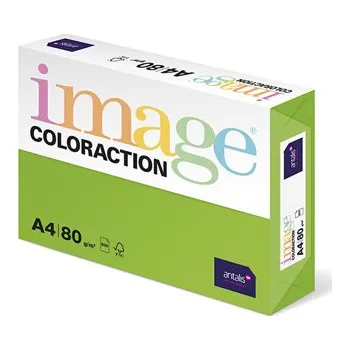 Kancelářský papír Xerografický papír Coloraction, Java, A4, 80 g/m2, středně zelený, 500 listů, vhodný pro inkoustový tisk
