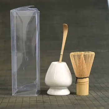 Čajová souprava Elegantní čajová sada matcha | čajový set - Bílá