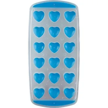 Silikonová forma na led | forma na výrobu mýdla - 18 srdíček