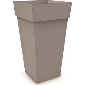 Květináč Květináč GARDINO Květináč MELROSE QUADRATE, 40 x 40 x 50cm, béžový