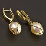 Goldpoint Zlaté náušnice s perlou v klícce Váha: 3.95 g