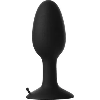 Anální kolík Prowler Red Weighted Plug Small – Oscillating, silikonový kolík s vnitřní pohyblivou kuličkou 10 x 3,5 cm