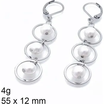 Náušnice Náušnice - Houpací dlouhé - 55 x 12 mm - 4g