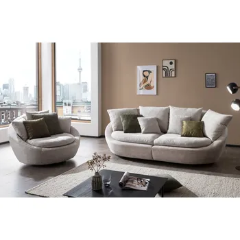 Sedací souprava Moderní sedací souprava MALI mega pohovka + otočné křeslo