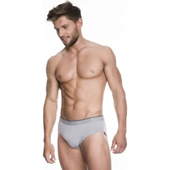 Slipy Pánské slipy Iron Grey - Julimex M