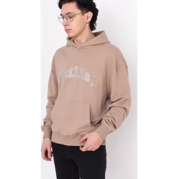 Pánská mikina Mikina S Kapucí Hills Crystal 2.0 Beige - L