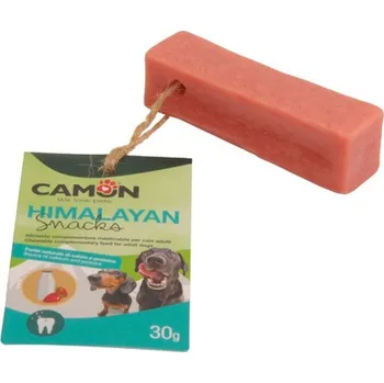 Pamlsek pro psa CAMON MLÉČNÁ TYČINKA JAHODOVA HIMALAYA 100% NATURAL 30 g