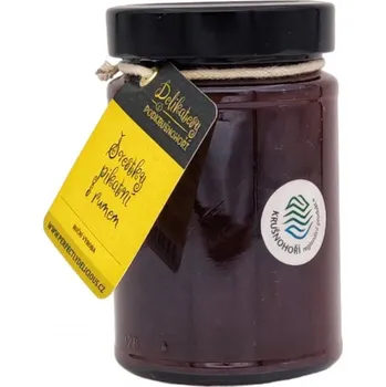 Perfectly Delicious Džem švestky pikantní s rumem 310g