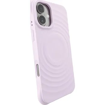 Pouzdro na mobilní telefon Picasee Shock-proof case MagSafe na Apple iPhone 16 Plus - Vlastní gravírování - Fialová