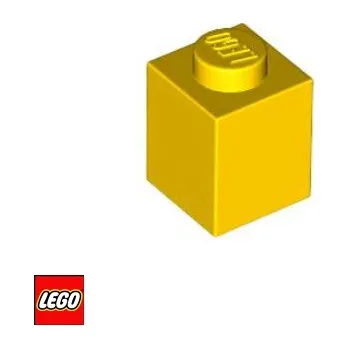 Stavebnice LEGO LEGO® Dílky LEGO KOSTKA 1x1 / 3005 Barva: Žlutá 3005