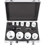 Sada korunkových vrtáků HSS Bi-metal (8ks) XTline 19/22/29/38/44/51/57/64 mm