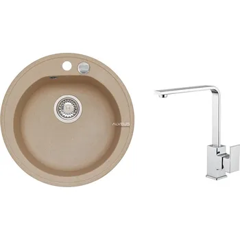 Granitový dřez SET ALVEUS NIAGARA 10- 55+ BATERIE RENO CHR