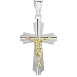 LUNICA Stříbrný přívěsek křížek 0012 Ag 925; ≤1,6 g.