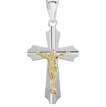 Přívěsek LUNICA Stříbrný přívěsek křížek 0012 Ag 925; ≤1,6 g.