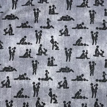 Úplet Kamasutra šedá jeans (E) (Úpletová kolekce jeanskového vzhledu)