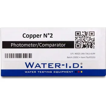 Bazénová chemie Water-I.D. Cooper N°2 Náhradní tablety pro digitální tester Pool Lab 2.0 - Pro měření hodnot mědi, 10ks