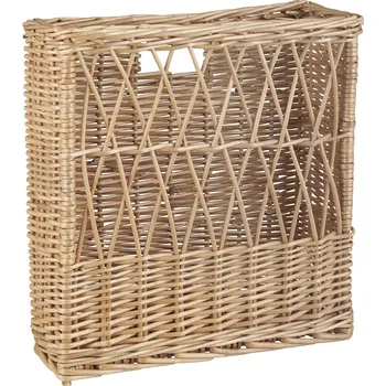 Úložný box Ib Laursen Proutěný pořadač na časopisy Harlequin Braid