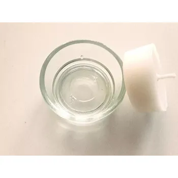 Svíčka Skleněný svícen (na bezobalové náplně nebo čajové svíčky)