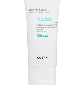 Přípravek na opalování Cosrx Aloe 54.2 Aqua Tone-Up Sunscreen ochranný tónovaný fluid na obličej SPF 50+ 50 ml