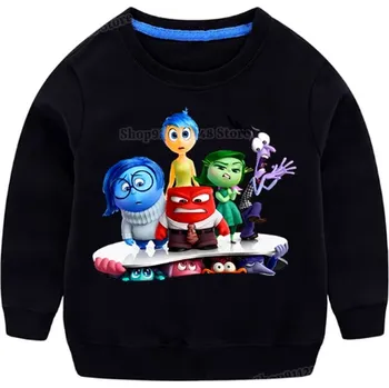 Chlapecký svetr Disney Dětská mikina s potiskem V Hlavě 2 (Inside Out 2) Barva: černá (TNTG 164), Velikost: 130