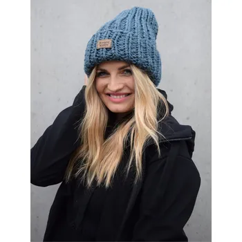 Čepice čepice M.ASCH-Be original Mega Nr.2 - Grey/Blue one size