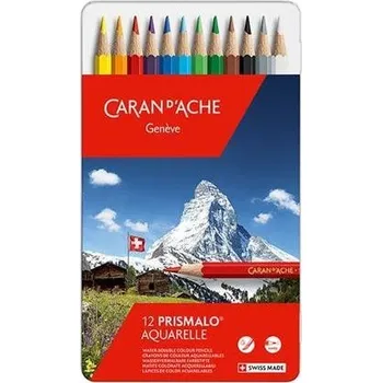 Kresba Pastelky CARAN D'ACHE Prismalo Aquarelle 12 barev