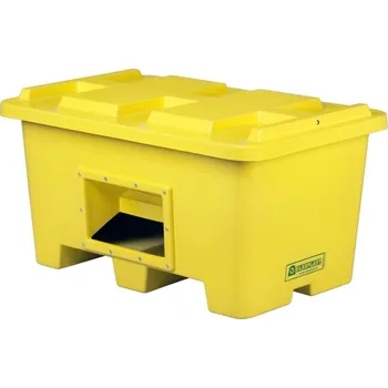 Úložný box Nádoba na zimní posyp SBA 400 l stohovací s výsypným otvorem