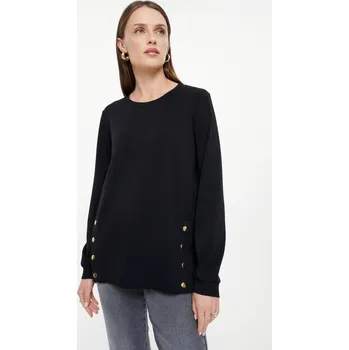 Dámská mikina Greenpoint lehká dámská mikina černá Velikost: XL