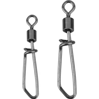 Savage Gear Obratlík s Karabinkou Spin Swivles 10 ks-Velikost 8/22 kg