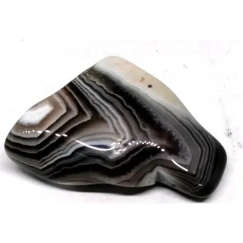 Přírodní kámen Achát šedý Botswana 57 g