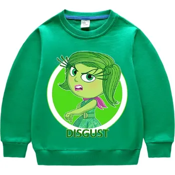 Chlapecký svetr Disney Dětská mikina s potiskem V Hlavě 2 (Inside Out 2) Barva: zelená (TNTG 171), Velikost: 130