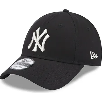 Kšiltovka kšiltovka New Era 9FO Metallic Logo MLB New York Yankees - Black/Metallic Silver one size