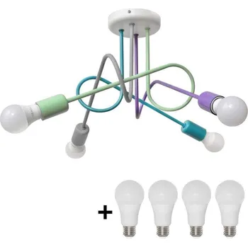 Nástěnné svítidlo Lustr LED Dětský lustr OXFORD 4xE27/10W/230V