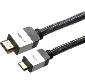 Video kabel Mini HDMI to HDMI cable, Aluminium