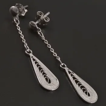 Náušnice Goldpoint Visací stříbrné náušnice na puzetu Varianta: stříbrné náušnice