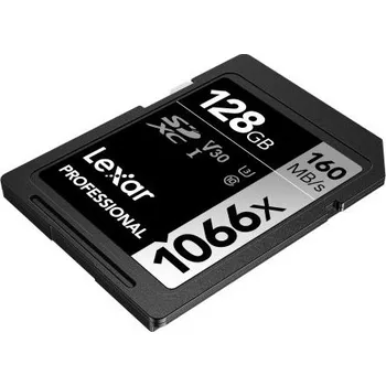 Paměťová karta Karta SD SDXC 128 GB Ne TLC Lexar, řada: Silver 0 → 70°C 1066x