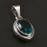 Goldpoint Přívěsek oválný bílé zlato Váha: 0.85 g