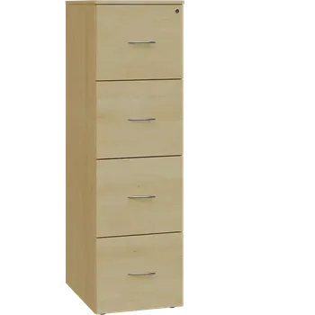 Kartotéka NXKA 44 kartotéka, 4-zásuvková, s centrálním zámkem, 1450x430x580, javor horský