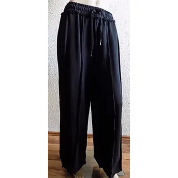 Dámské džíny Dámské široké teplákové kalhoty černé