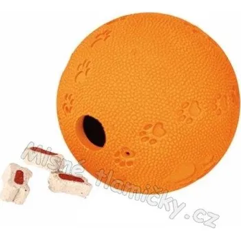 Hračka pro psa Hračka pes Míč s otvorem na krmivo 9,5cm zelená TR