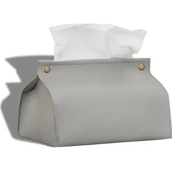 Úložný box Látkový box na kapesníky | krabička na papírové kapesníky - šedá