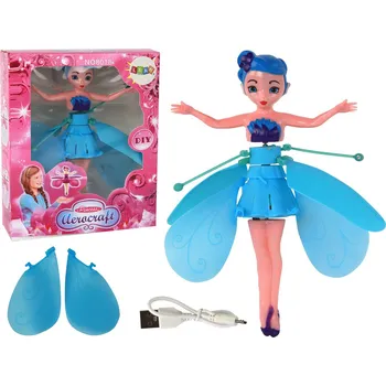 Panenka LEAN Toys 17390 Magic Fairy létající víla