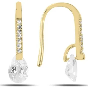 Náušnice Stříbrné visací náušnice ZLATÁ KAPKA Ag 925; ≤1,5 g.